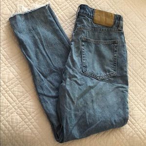H&M frayed jeans